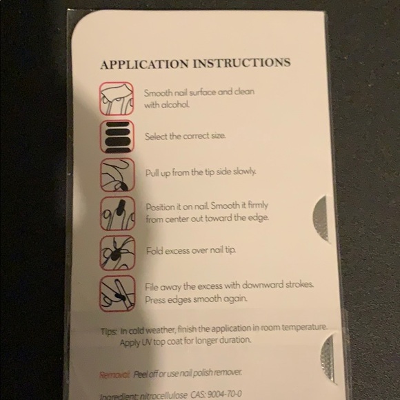 3/$10 NWT nail sticker wraps diamond - Picture 4 of 4